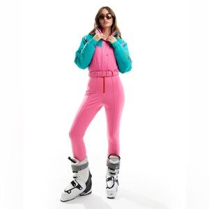 ASOS 4505 ski suit in colour block Small